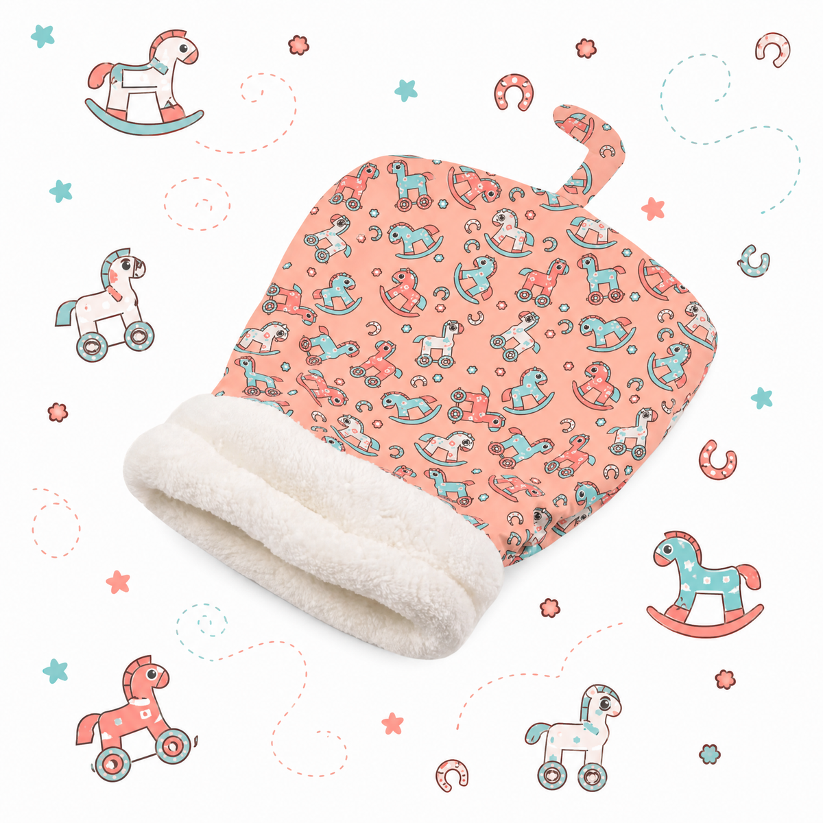 🐾 CozyPaw™ Plush Pet Sleeping Bag – Warm & Cozy Cat Bed