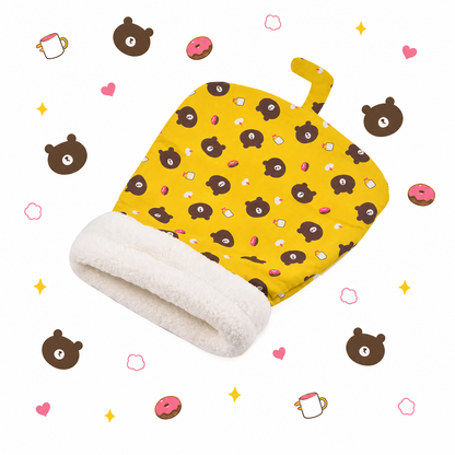 🐾 CozyPaw™ Plush Pet Sleeping Bag – Warm & Cozy Cat Bed