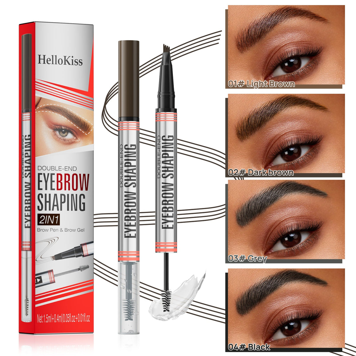 2-in-1 Brow Pen and Setting Gel – product image