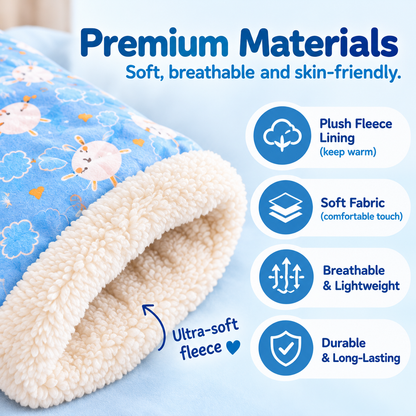 🐾 CozyPaw™ Plush Pet Sleeping Bag – Warm & Cozy Cat Bed