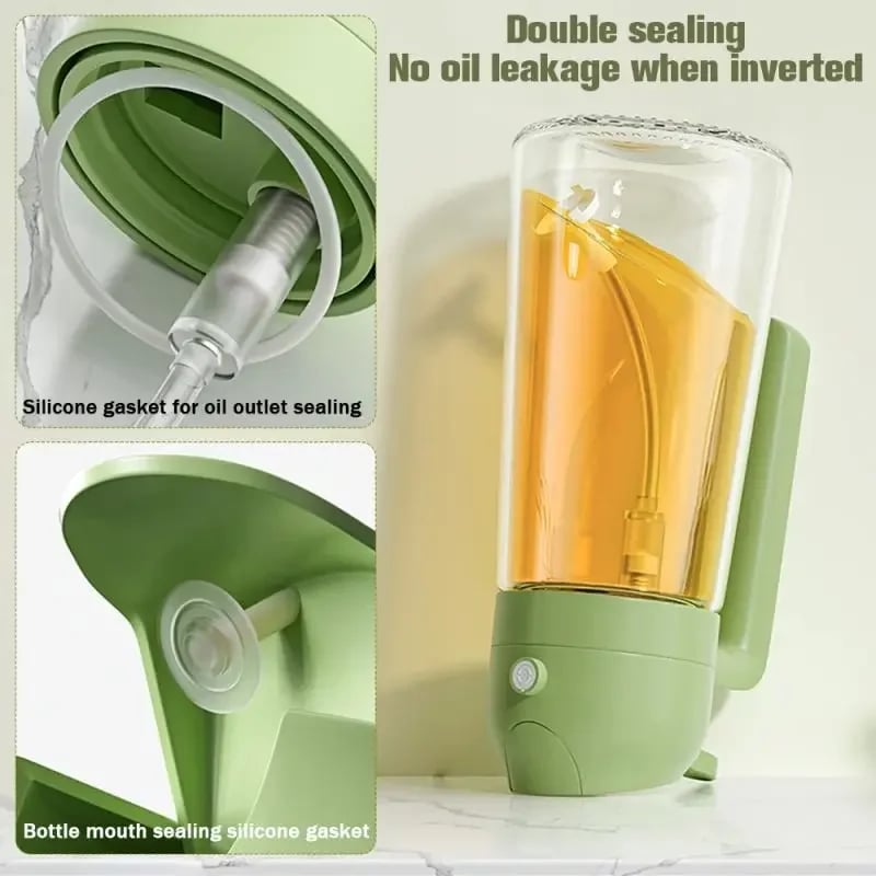 ✨Hot Sale 49% OFF💕2 in 1 Glass Oil Sprayer & Dispenser