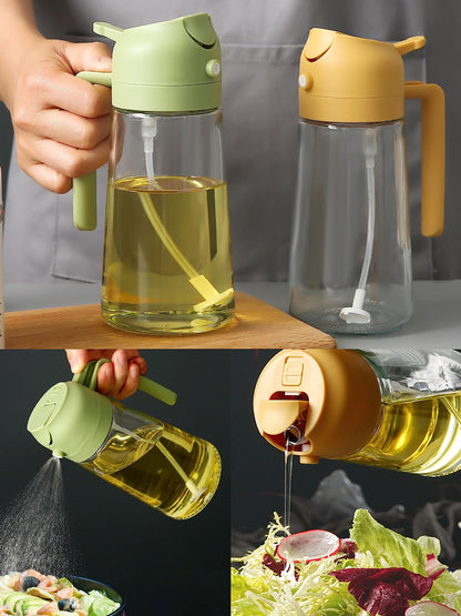 ✨Hot Sale 49% OFF💕2 in 1 Glass Oil Sprayer & Dispenser