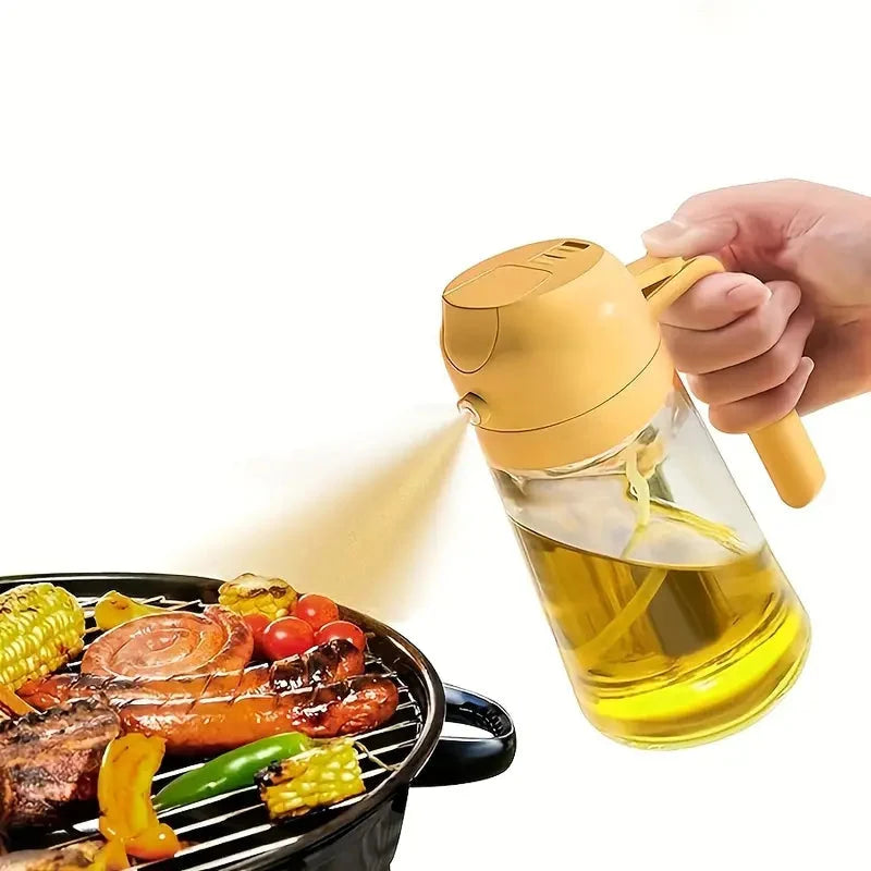 ✨Hot Sale 49% OFF💕2 in 1 Glass Oil Sprayer & Dispenser