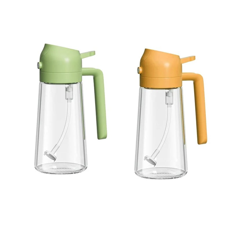 ✨Hot Sale 49% OFF💕2 in 1 Glass Oil Sprayer & Dispenser